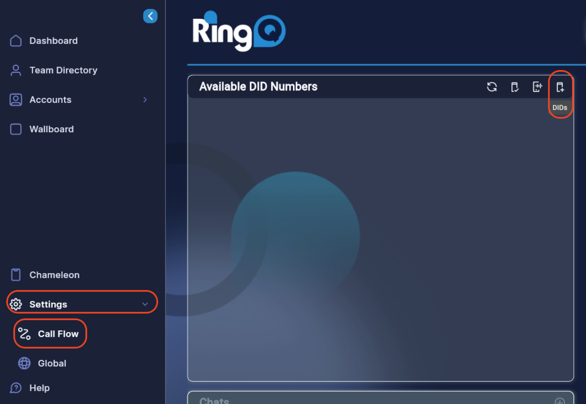 Configure an inbound rule in RingQ